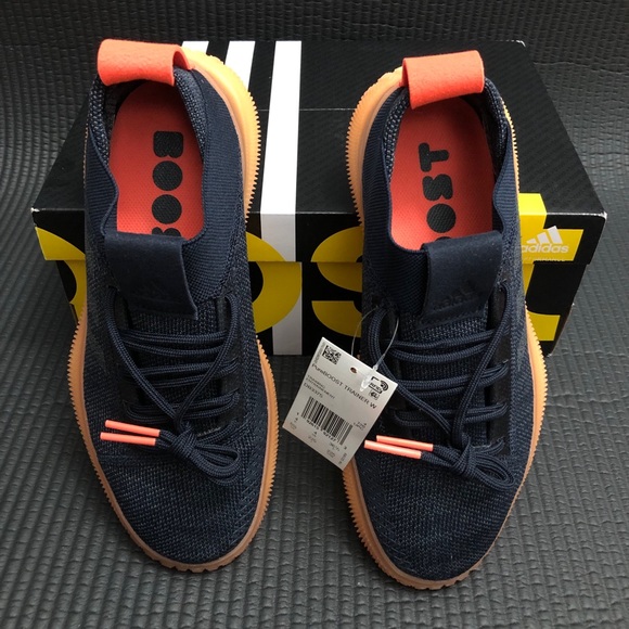 Adidas PureBoost Blue & Orange Women Size 5.5 - Picture 5 of 6